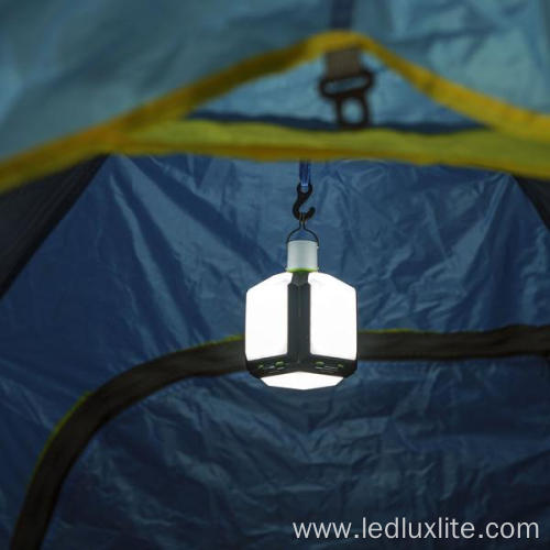 Rechargeable Lantern with Fold-Out Panels